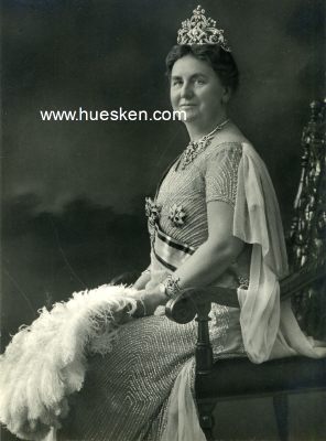 PHOTO-POSTKARTE um 1938 'Königin Wilhelmina der...