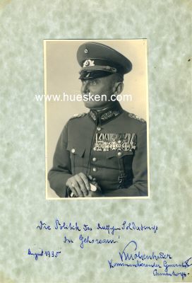 KNOCHENHAUER, Wilhelm. General der Kavallerie,...