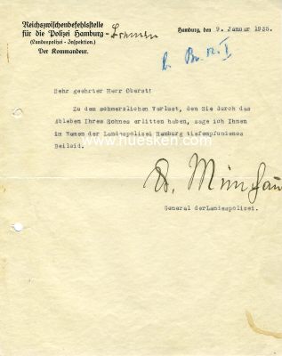 Photo 2 : MÜNCHAU, Dr. Kurt. Generalmajor der Schutzpolizei,...