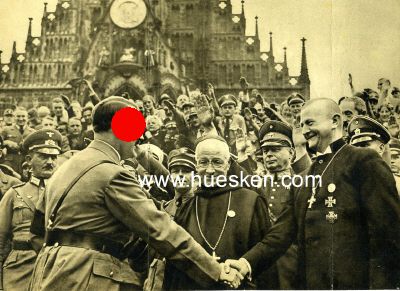 ADOLF HITLER - GROSSER PHOTODRUCK 19x26cm: Adolf Hitler...