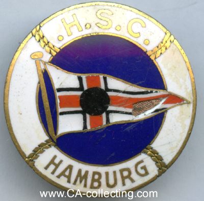 HAMBURGER SEGEL-CLUB (HSC). Clubabzeichen um 1935....