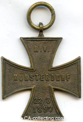 MÜNSTERDORF. Kreuz des Militär-Verein...