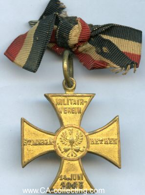SANKT MARGARETHEN. Kreuz des Militär-Verein St....