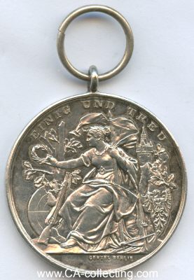 WESSELBUREN. Silberne Schützenmedaille um 1900 (von...