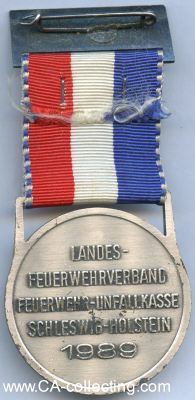 Photo 2 : LUTZHORN. Medaille 1989 des Landes-Feuerwehrverband...