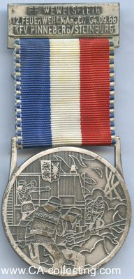 WEWELSFLETH. Medaille 1988 des Landes-Feuerwehrverband...