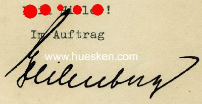 GEILENBERG, Wilhelm. Von 1920-1945 Oberregierungsrat im...