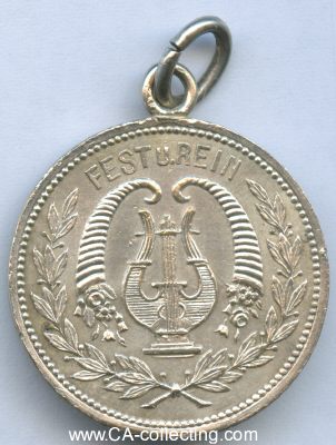 RADEBERG. Medaille zum 10. Elbgau Sängerbundesfest...