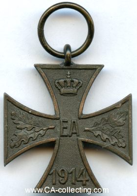 Foto 3 : KRIEGSVERDIENSTKREUZ 2.KLASSE 1914-1918. Bronze. 30mm am...