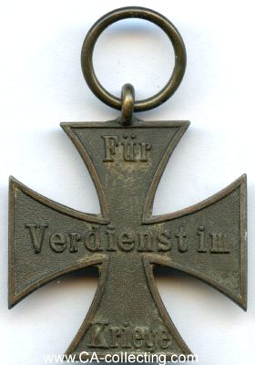 Foto 2 : KRIEGSVERDIENSTKREUZ 2.KLASSE 1914-1918. Bronze. 30mm am...