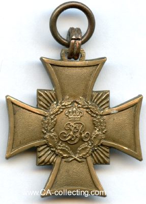 KRIEGS-ERINNERUNGSKREUZ 1866. Bronze. 30mm an gerillter...