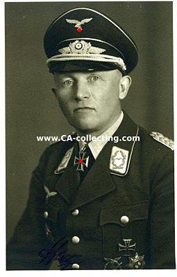HINTZ, Johannes. Generalleutnant der Luftwaffe,...