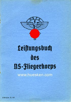 LEISTUNGSBUCH DES NS.-FLIEGERKORPS. Ausgestellt...