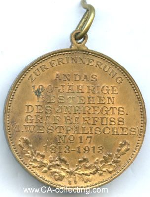 Photo 2 : 100 JAHR-JUBILÄUMSMEDAILLE 1813-1913 des...