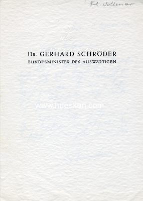 Photo 2 : SCHRÖDER, Dr. Gerhard. Mitbegründer der CDU,...