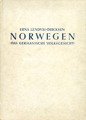 NORWEGEN - 'DAS GERMANISCHE VOLKSGESICHT'. Erna...