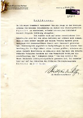 Photo 2 : RUTHEN, Rudolf aus den. SS-Sturmbannführer, stellv....