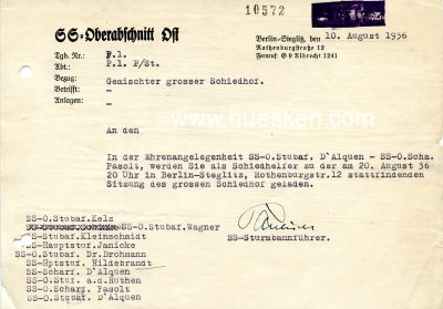 Foto 2 : PAULISCH, Werner. SS-Sturmbannführer im...