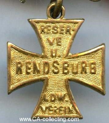 Photo 3 : RENDSBURG. Kreuz des Reserve- und Landwehr-Verein...