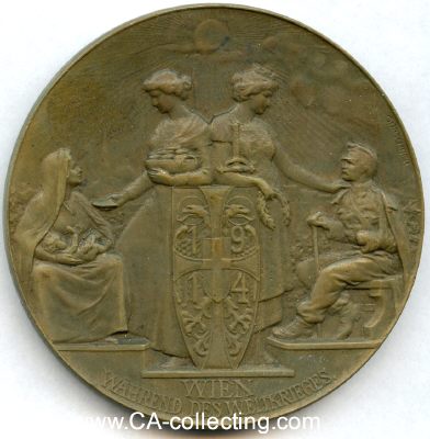 WIEN. Medaille 'Wien während des Weltkrieges' (von...