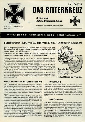 DAS RITTERKREUZ. Mitteilungsblatt der Ordensgemeinschaft...