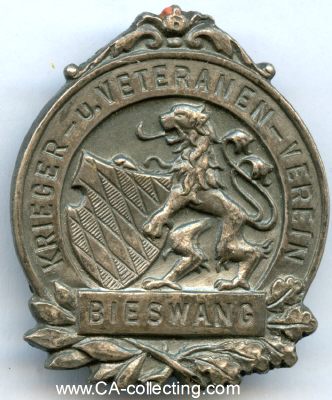 BIESWANG. Abzeichen des Krieger- und Veteranen-Verein...
