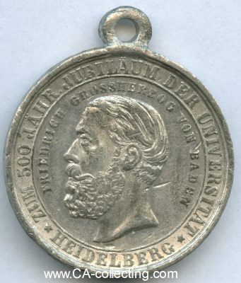 HEIDELBERG. Medaille (von Weiss) zum 500-jährigen...