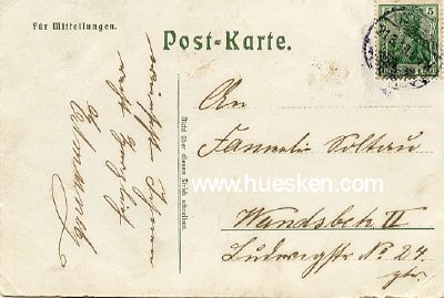 Photo 2 : FARB-POSTKARTE 'Fröhliche Ostern'. 1913 gelaufen,...