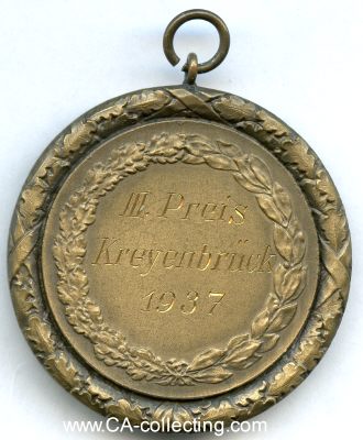 Photo 2 : KREYENBRÜCK. Medaille mit Porträt des...