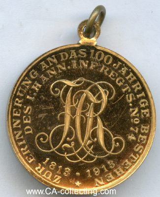 Photo 2 : 100 JAHR-JUBILÄUMSMEDAILLE 1813-1913 des 1....