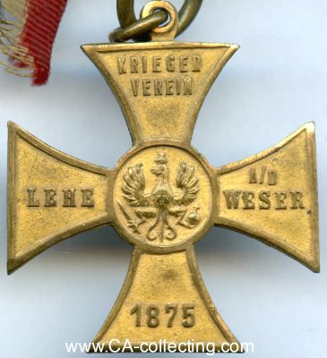 Foto 3 : LEHE a.d. WESER. Kreuz des Krieger-Verein Lehe an der...