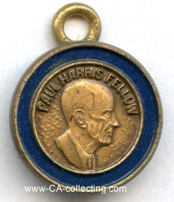ROTARY. Paul-Harris-Medaille. Kupfer lackiert. Miniatur...