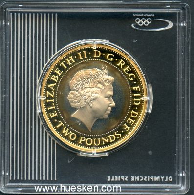 ENGLAND - 2 POUNDS 2008 OLYMPISCHE SPIELE LONDON....