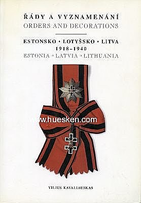 ORDERS AND DECORATIONS ESTONIA - LATVIA - LITHUANIA....