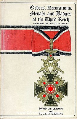 ORDERS, DECORATIONS, MEDALS AND BADGES OF THE THIRD REICH...