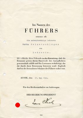 Foto 2 : KREBS, Hans. SS-Gruppenführer,...