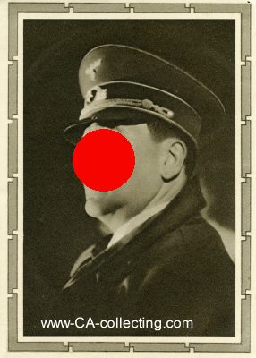 PHOTO-GANZSACHE-PORTRÄT-POSTKARTE Adolf Hitler. Mit...