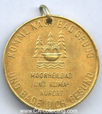 Foto 2 : BAD GRUND. Medaille 'Bergstadt Bad Grund/Harz - mit der...
