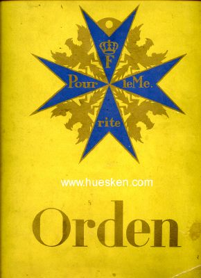 ORDEN. Eine Sammlung der bekanntesten deutschen Orden und...