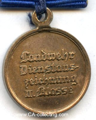 Foto 2 : LANDWEHR-DIENSTAUSZEICHNUNG 2.KLASSE 1913. Miniatur 15mm...