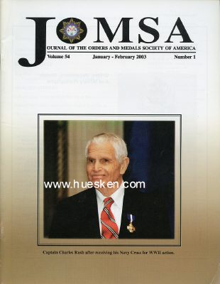 THE JOURNAL OF THE ORDERS AND MEDALS SOCIETY OF AMERICA....