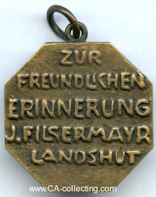 Foto 2 : LANDSHUT. Josef Filsermayr Erinnerungsmedaille. Bronze....