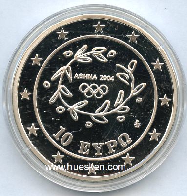 Photo 2 : GRIECHENLAND - 10 EURO 2004 OLYMPISCHE SPIELE ATHEN...