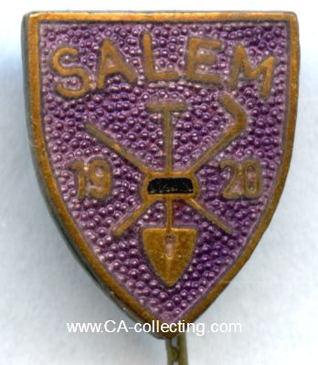 SALEM. Anstecknadel 'Salem 1920'. Emailliert 14mm.