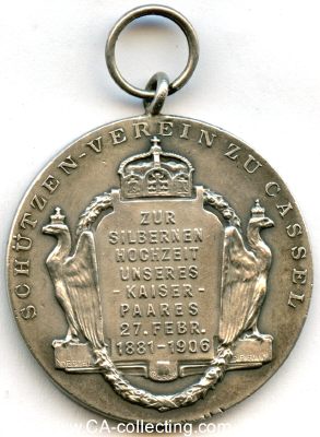 Photo 2 : KASSEL. Medaille 1906 der Schützen-Vereinigung zu...