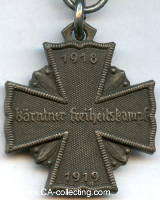 Foto 3 : KÄRNTNER KREUZ 1918/19 'FÜR TAPFERKEIT'...