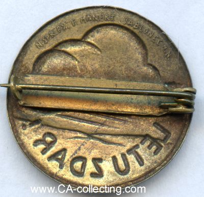 Foto 2 : AVIA-ABZEICHEN 'LETUZDAR !'. Bronzeblech. 25mm an Nadel....