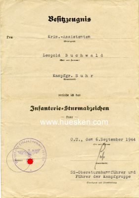 Foto 2 : SUHR, Dr. jur. Friedrich. SS-Obersturmbannführer,...