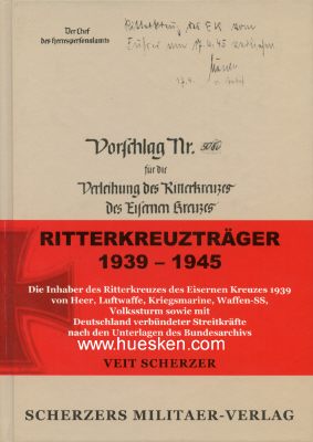 RITTERKREUZTRÄGER 1939-1945. Die Inhaber des...