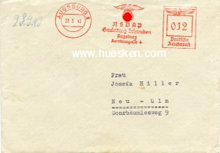 Foto 3 : WAHL, Karl. NSDAP-Gauleiter Schwaben,...